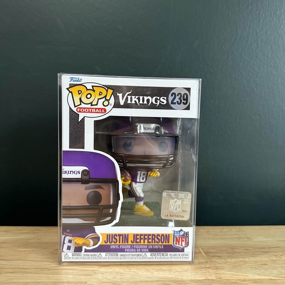 Funko pop NFL Minnesota Vikings Justin Jefferson